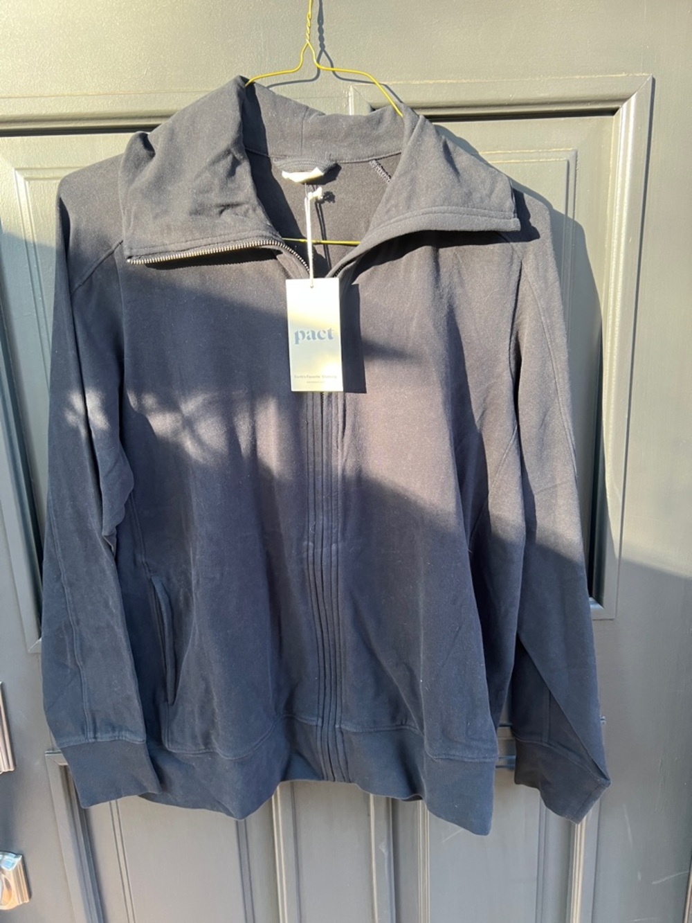 Pact Navy Full-Zip Fleece Jacket